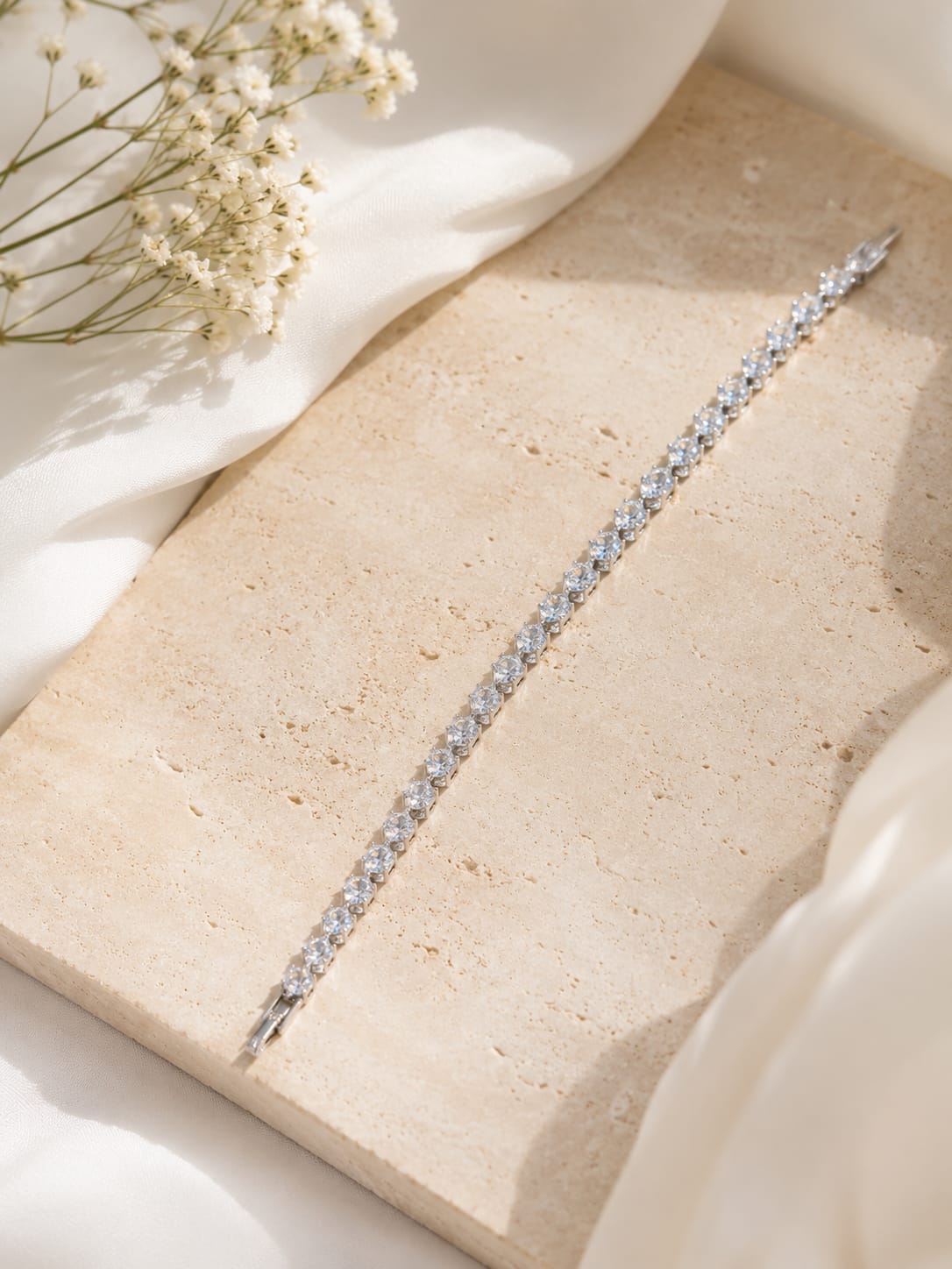 Silver Tennis Bracelet