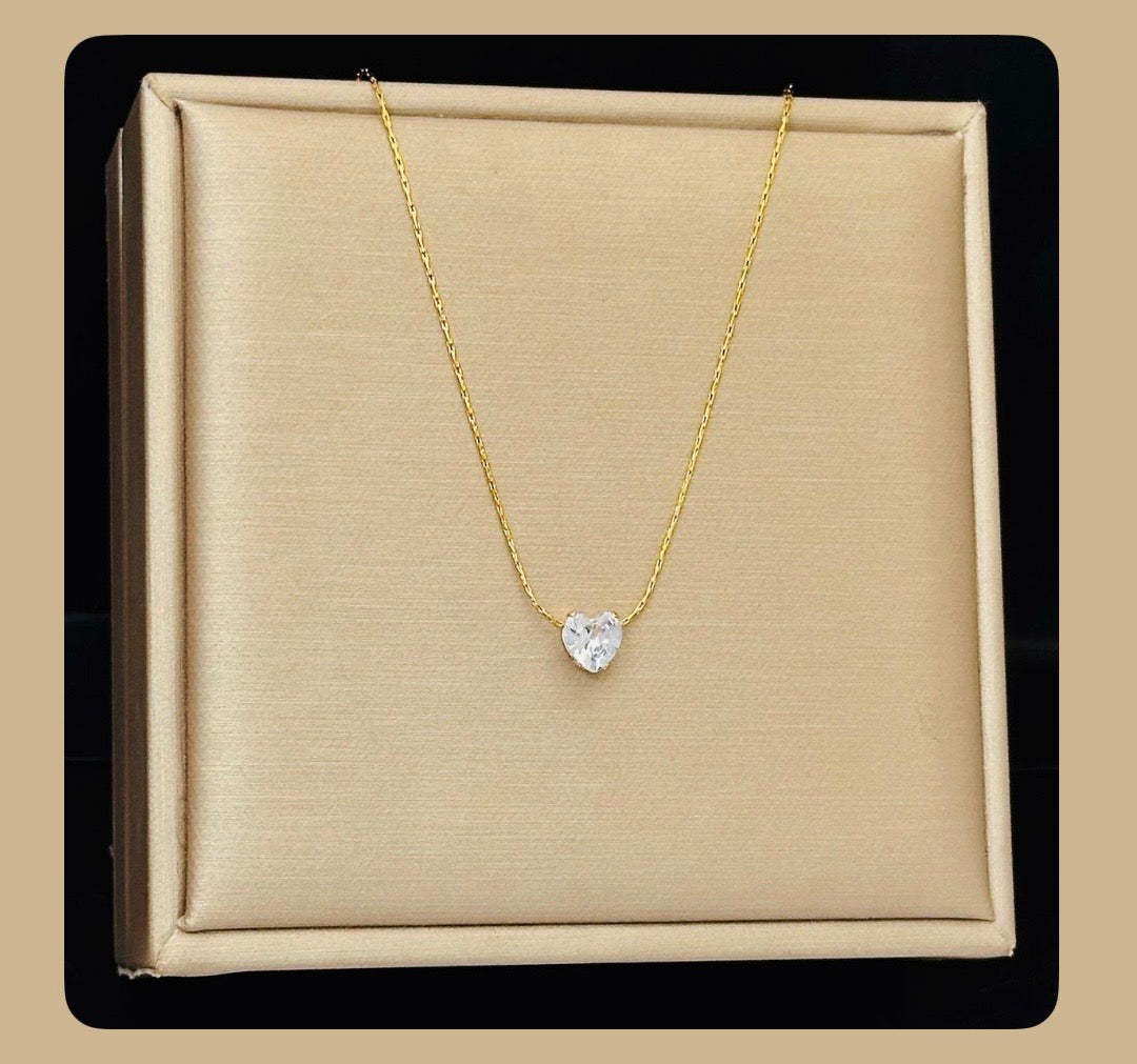 Heart Stone Necklace