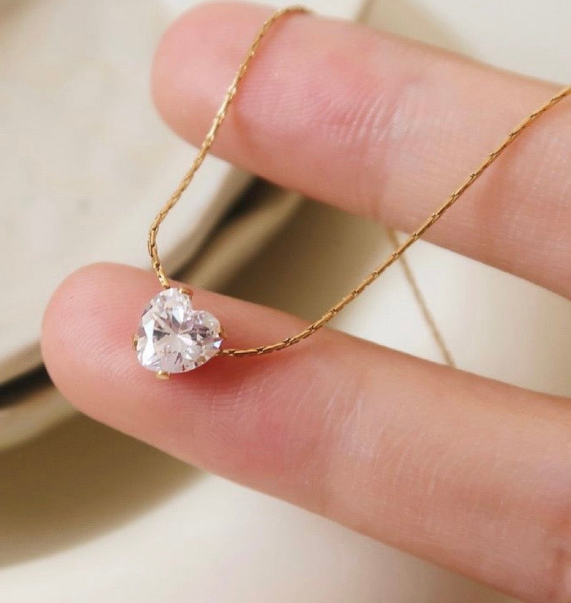Heart Stone Necklace