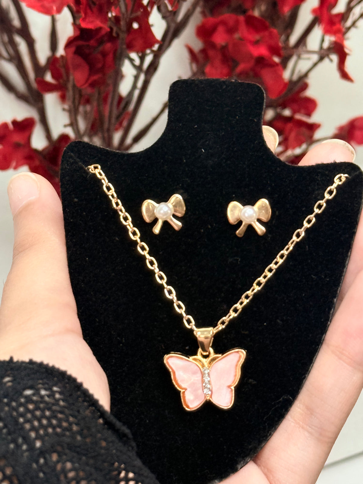 Seoul Butterfly Necklace Set