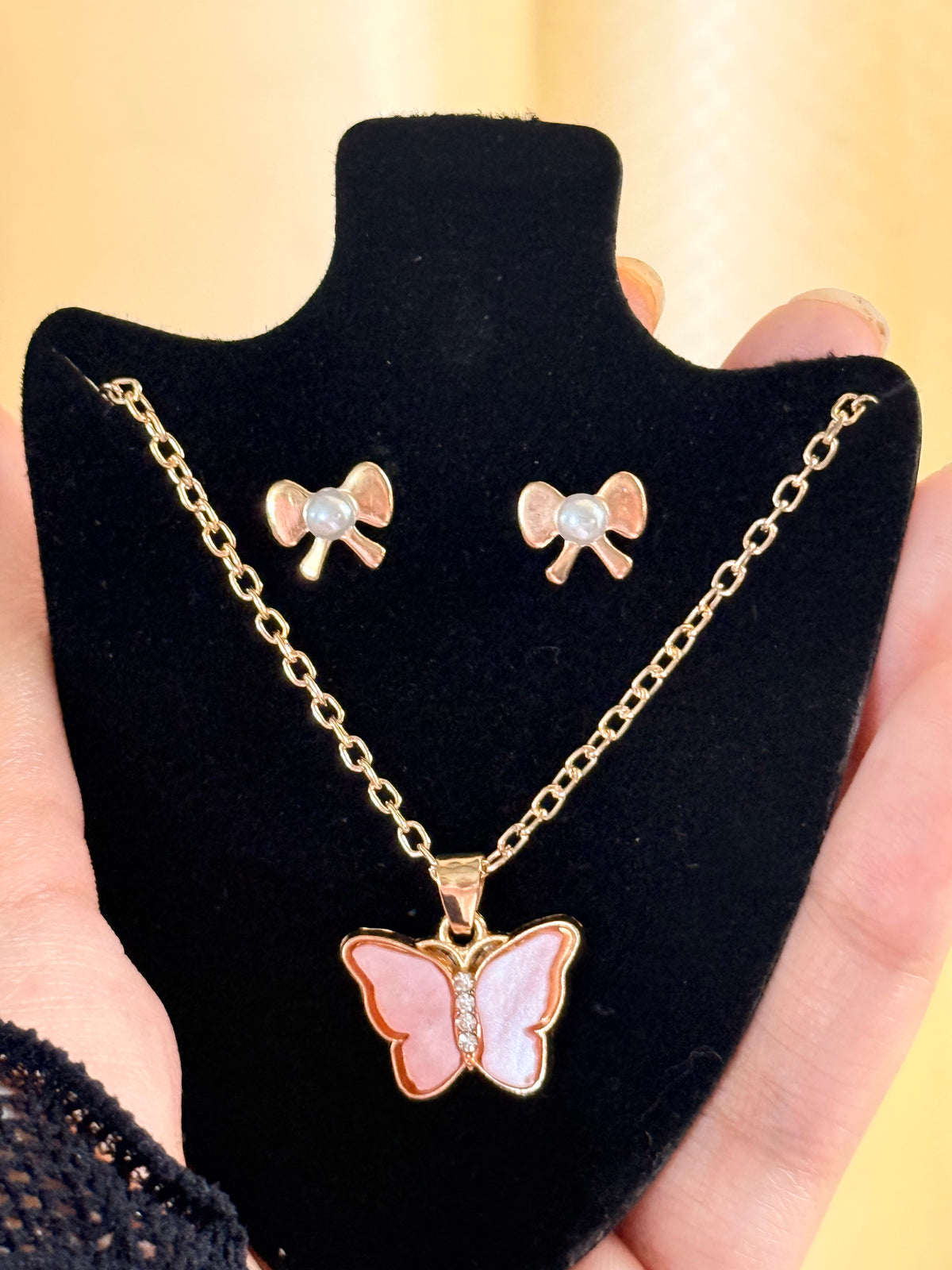 Seoul Butterfly Necklace Set
