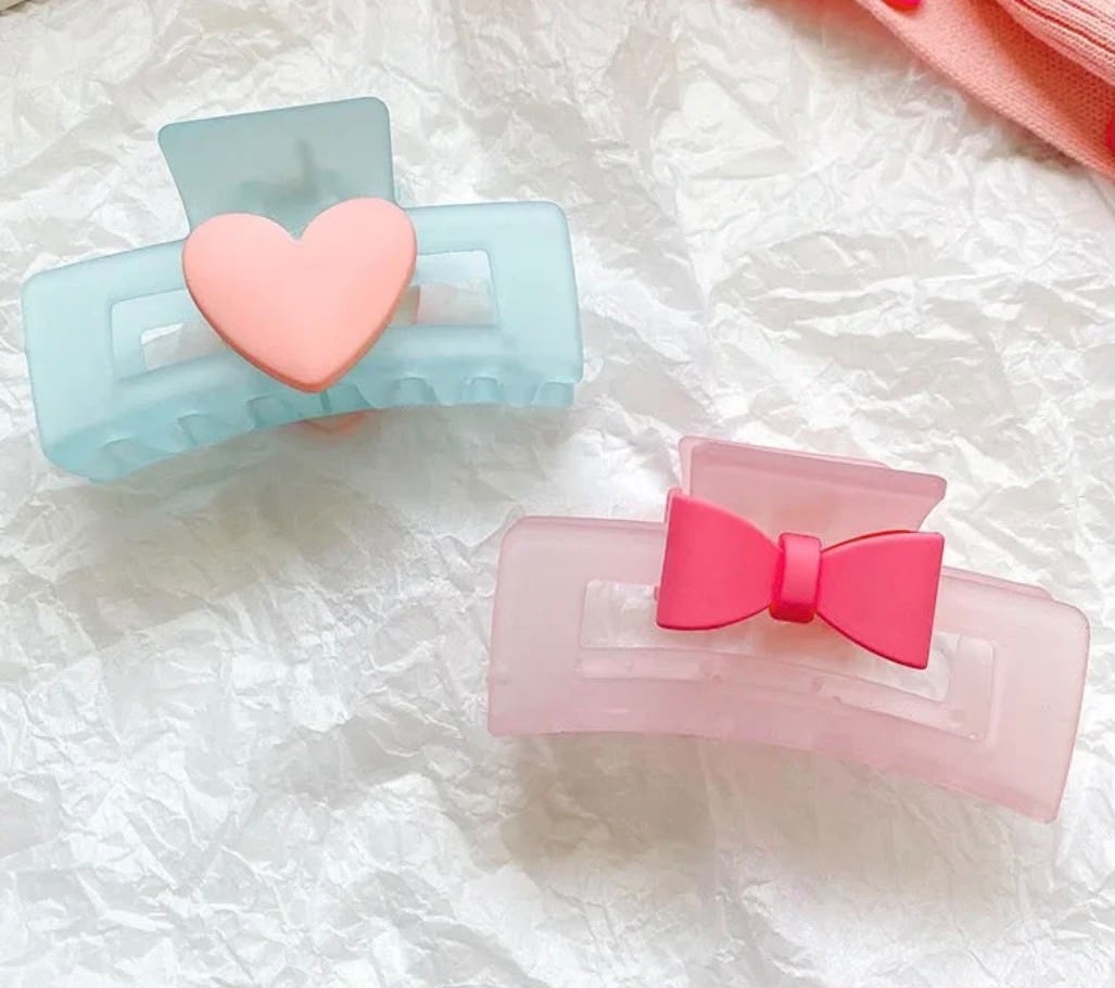 Frosted  Pastel Hair Claw
