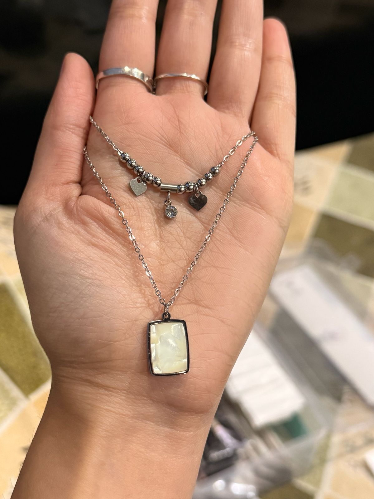 Ethereal Layered Grace Necklace - Image 2